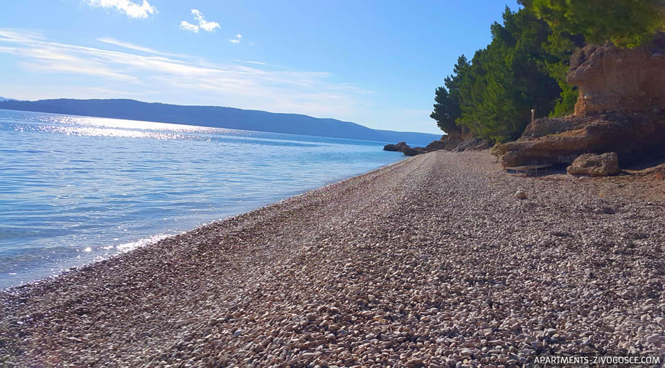 Živogošće Blato plaža Dole